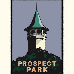 Landmark MN | Prospect Park Witch&#39;s Hat Minneapolis Art Print