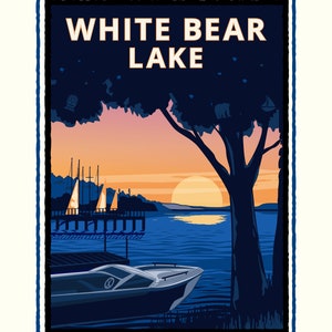 Landmark MN | White Bear Lake Art Print