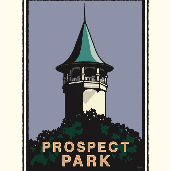 Landmark MN | Prospect Park Witch's Hat Minneapolis Art Print