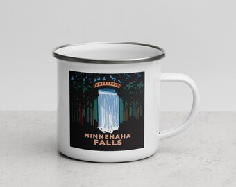 Minnehaha Falls | Enamel Camp Mug