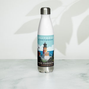 Landmark MN | Split Rock Lighthouse Stainless Steel Water Bottle