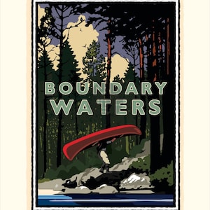 Wahrzeichen MN | Boundary Waters Portage Kunstdruck