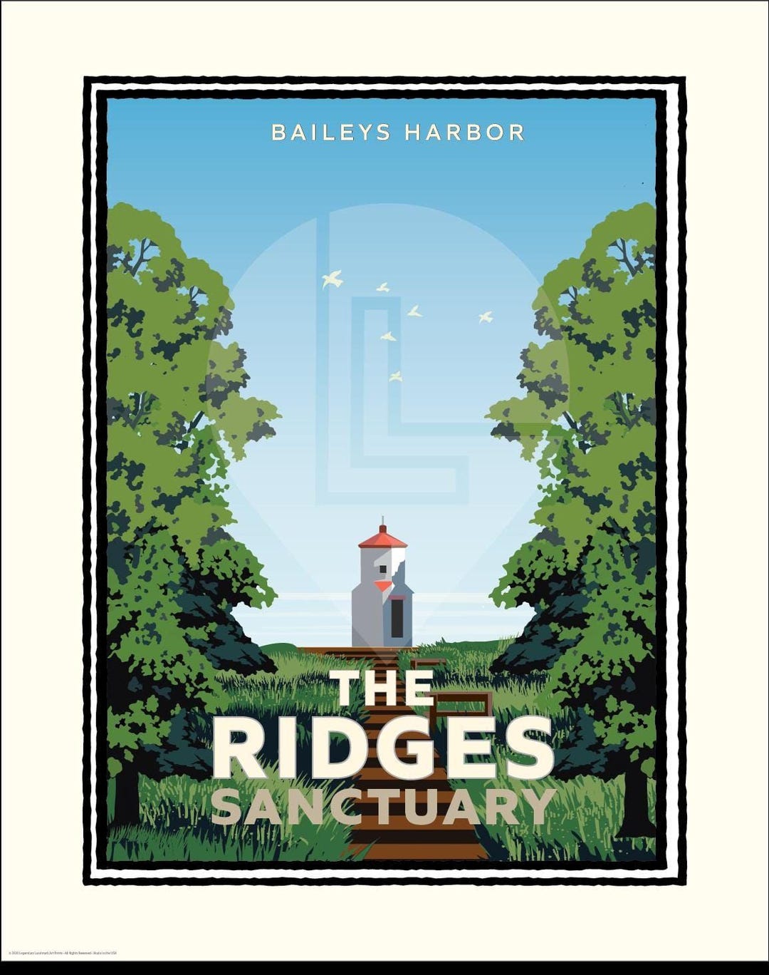 Door County Art Print, the Ridges Sanctuary (matte Archival Paper) - Etsy