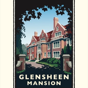 Landmark MN | Glensheen Mansion Lake Superior Art Print