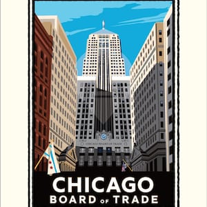 Landmark IL | Chicago Board of Trade Art Print