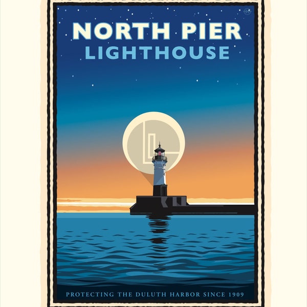 Landmark MN | Lake Superior North Pier Lighthouse