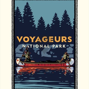 Landmark MN | National Parks Voyageurs Canoe