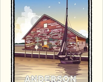 Anderson Dock, Door County — Wisconsin Art Print
