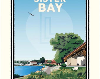 Sister Bay, Door County — Wisconsin Art Print