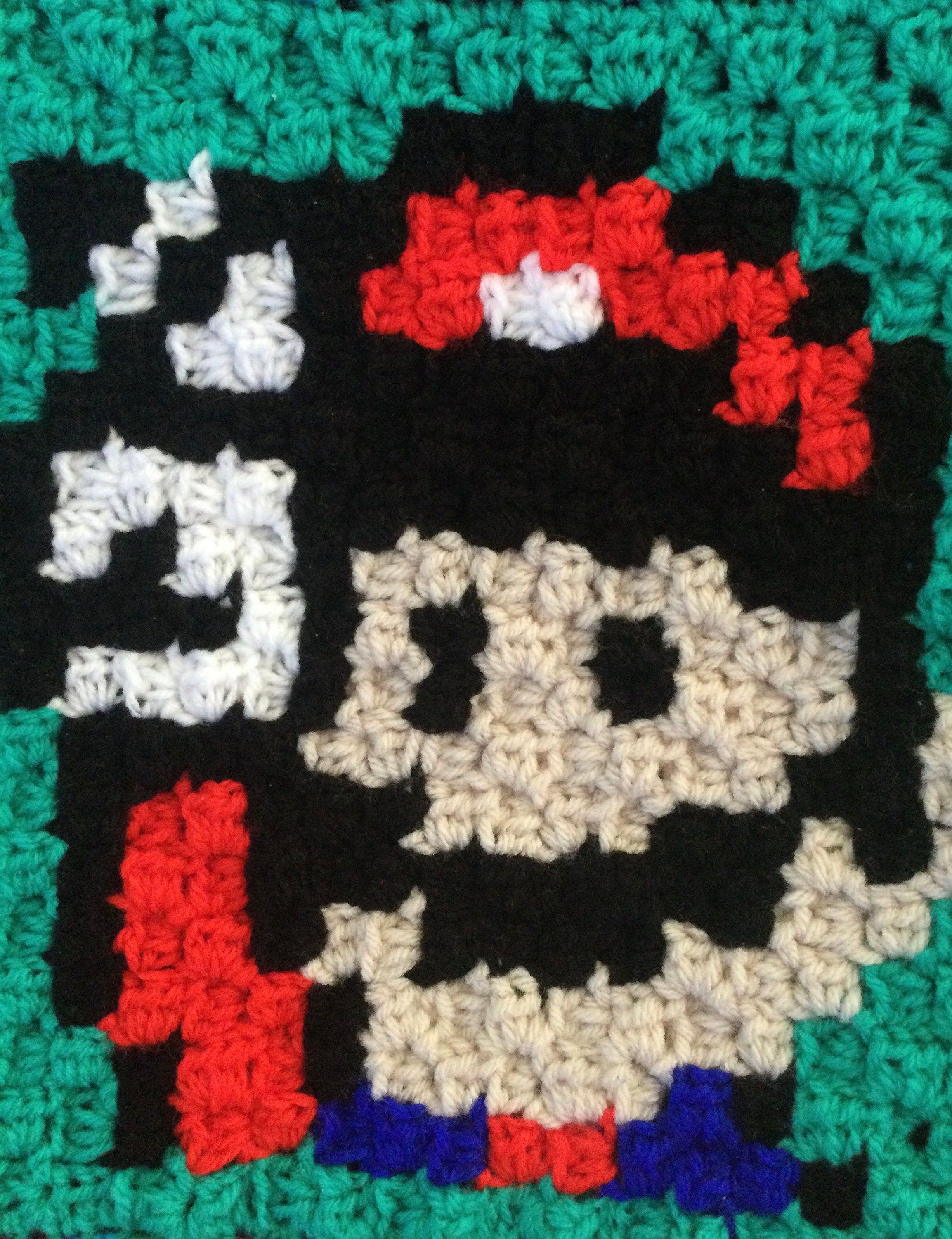 Handmade Crochet Video Game Characters Blanket Etsy
