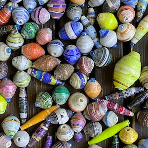 150+ Loose Paper Beads Made by Women Refugees in Uganda Africa