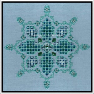 Elfie - Hardanger and Speciality Stitch embroidery pattern