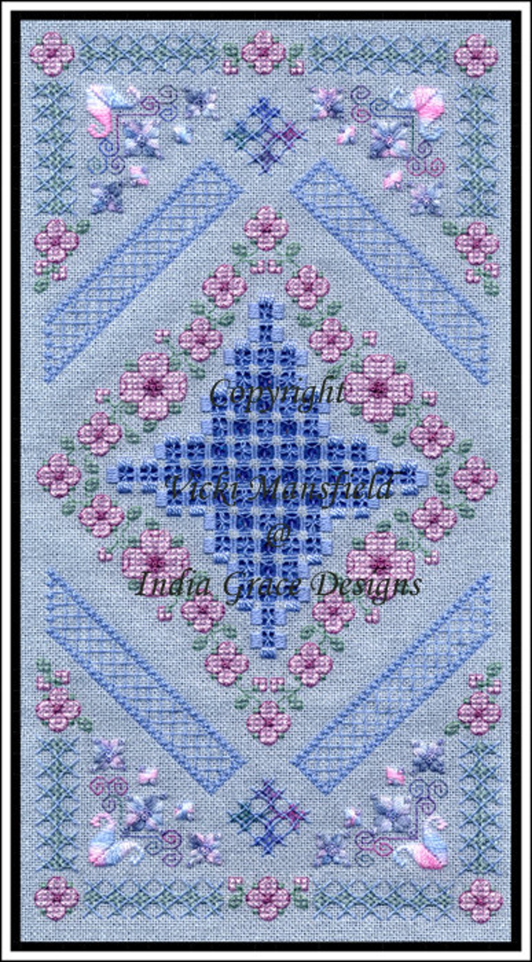 Flora's Garden - Hardanger and Speciality Stitch Embroidery
