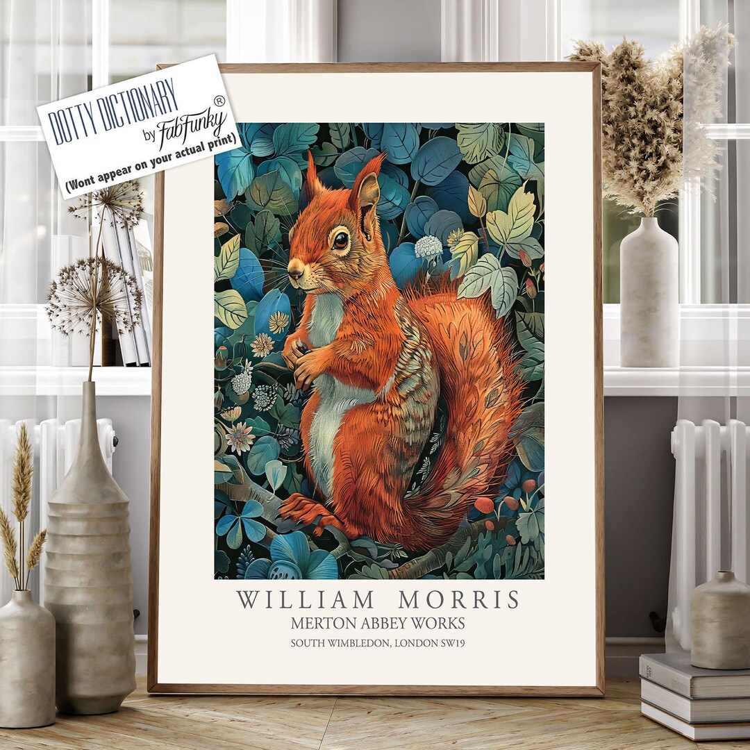 ウィリアム・モリス風プリント、ウィリアム・モリスのポスター