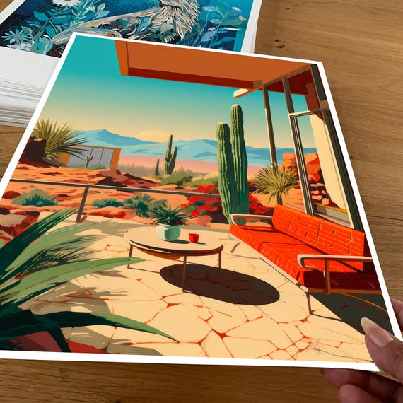 洋書 UNSEEN MIDCENTURY DESERT MODERN Desert Mid-century Modern Home Art - Architectural