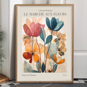 Set of 3 Prints, French Flower Market Prints, DIGITAL DOWNLOAD, Boho ...