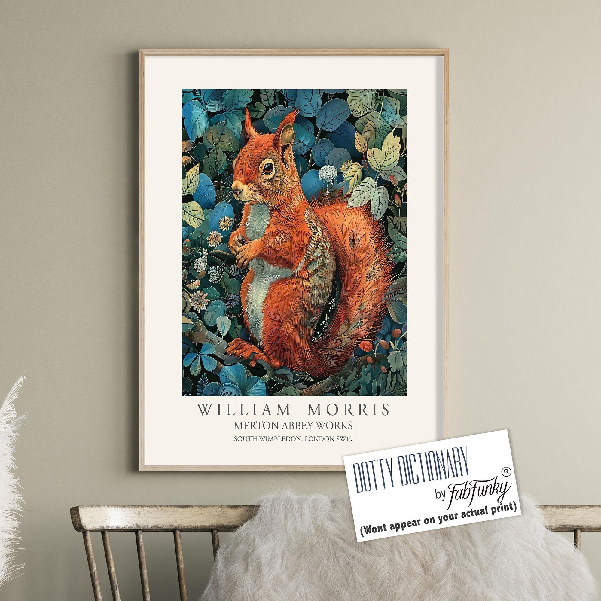 ウィリアム・モリス風プリント、ウィリアム・モリスのポスター