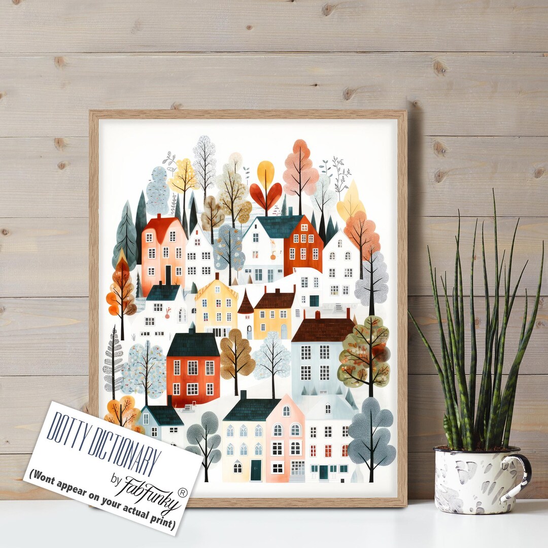 Modern Nordic Home Decor, Scandinavian Houses, Scandi Wall Art, Swedish ... - Nordic Painting Styles For The Home