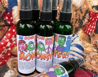 Monster Be Gone Spray: Calming Lavender Aromatherapy (4oz)