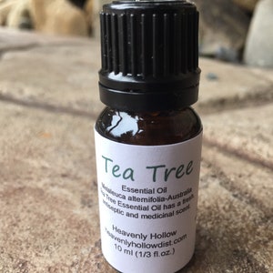 Tea Tree Essential Oil 10 ml,Melaleuca alternifolia, TeaTree Essential Oil (AAA Australian)