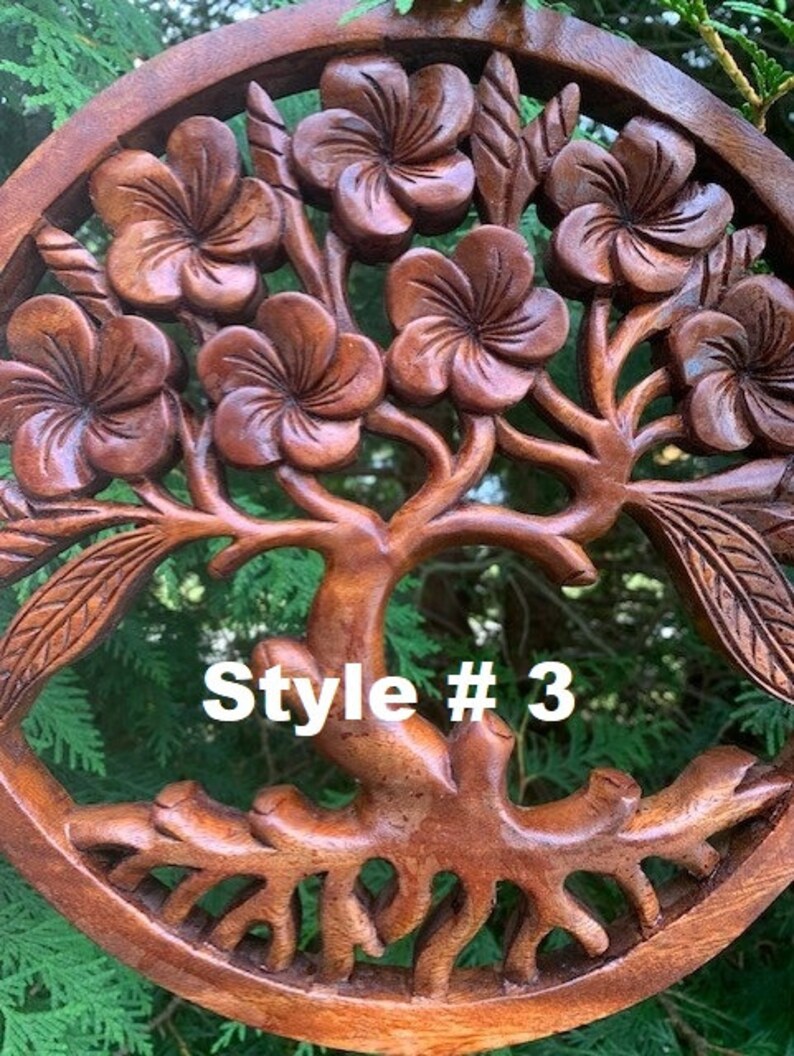 Tree of Life Wood Carving Tree Wood Art Art Decore Wall Art Etsy