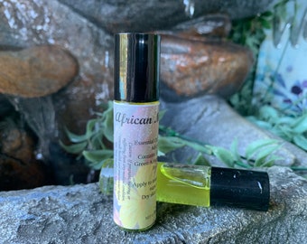 African Musk Roll On, Natural Essential Oil blend, Green African Musk Essential Oil, Perfume Body Fragrance