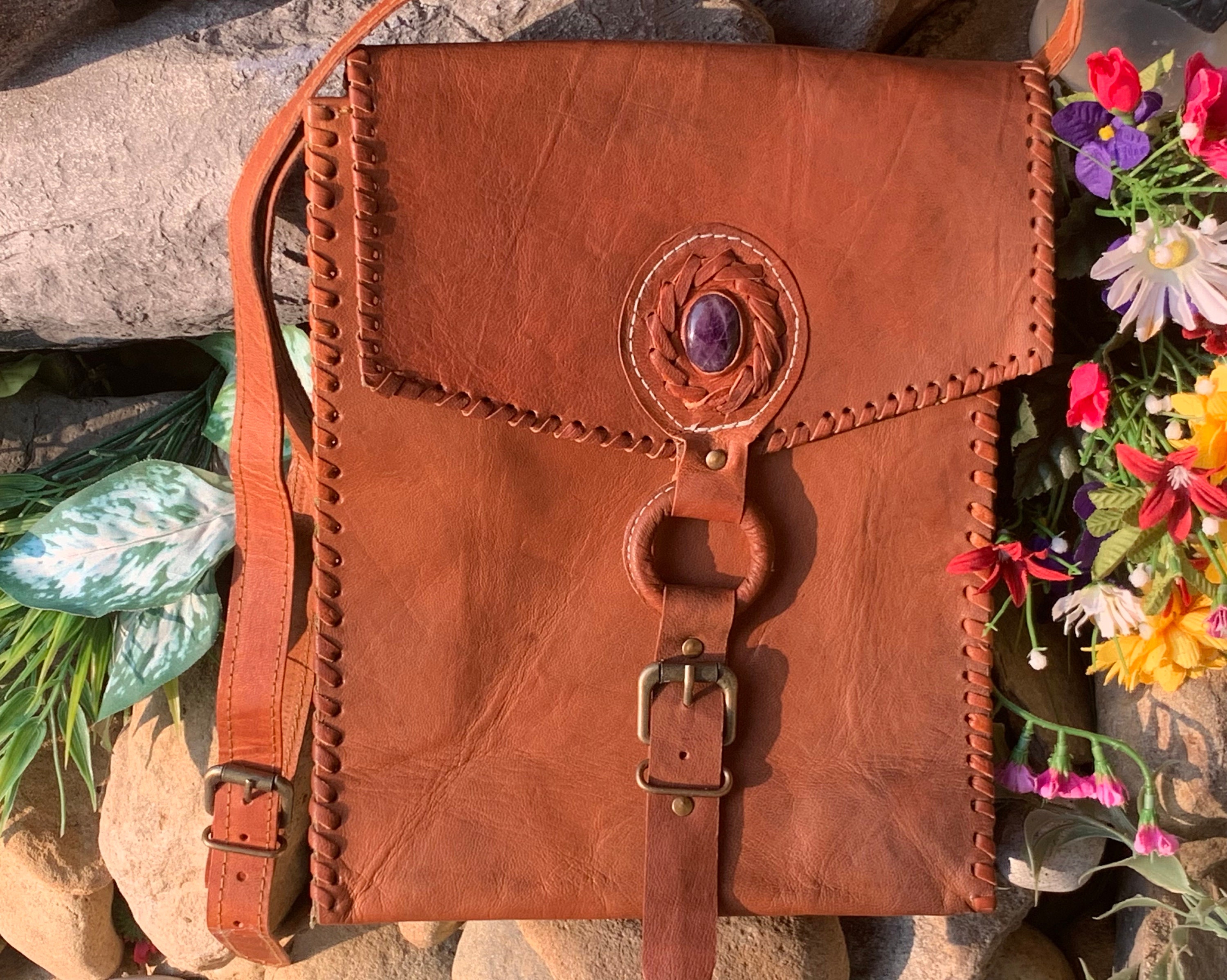 Gem Leather Bag - Etsy Gem Leather Bag - Etsy