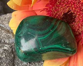 1 Piece Freeform MALACHITE,Tumbled Stone,Green,Healing Stone,Protection Stone,High Quality,Heart Chakra,Hand Carved,Zaire Africa, #2