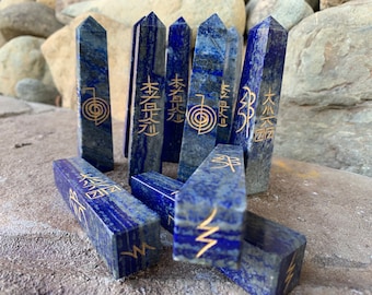 Lapis Reiki USUI Tower, Usui Reiki , Points ,lapis Point,Crystal Tower, Reiki Reiki Symbol