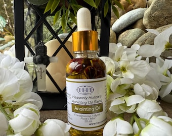 Frankincense & Myrrh Anointing Oil | Christian Faith Gift | Biblical Prayer Oil, Spiritual Blessing Oil 30 ml / 1 oz