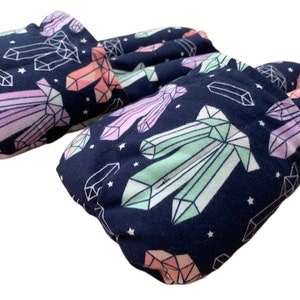 Crystals Fleece Herbal Foot Warmers,Herbal Pack,Heat Wrap,Organic,Flax Seed,Microwave Therapy,Heating Pad,Herbal Pack,Herbal,Booties