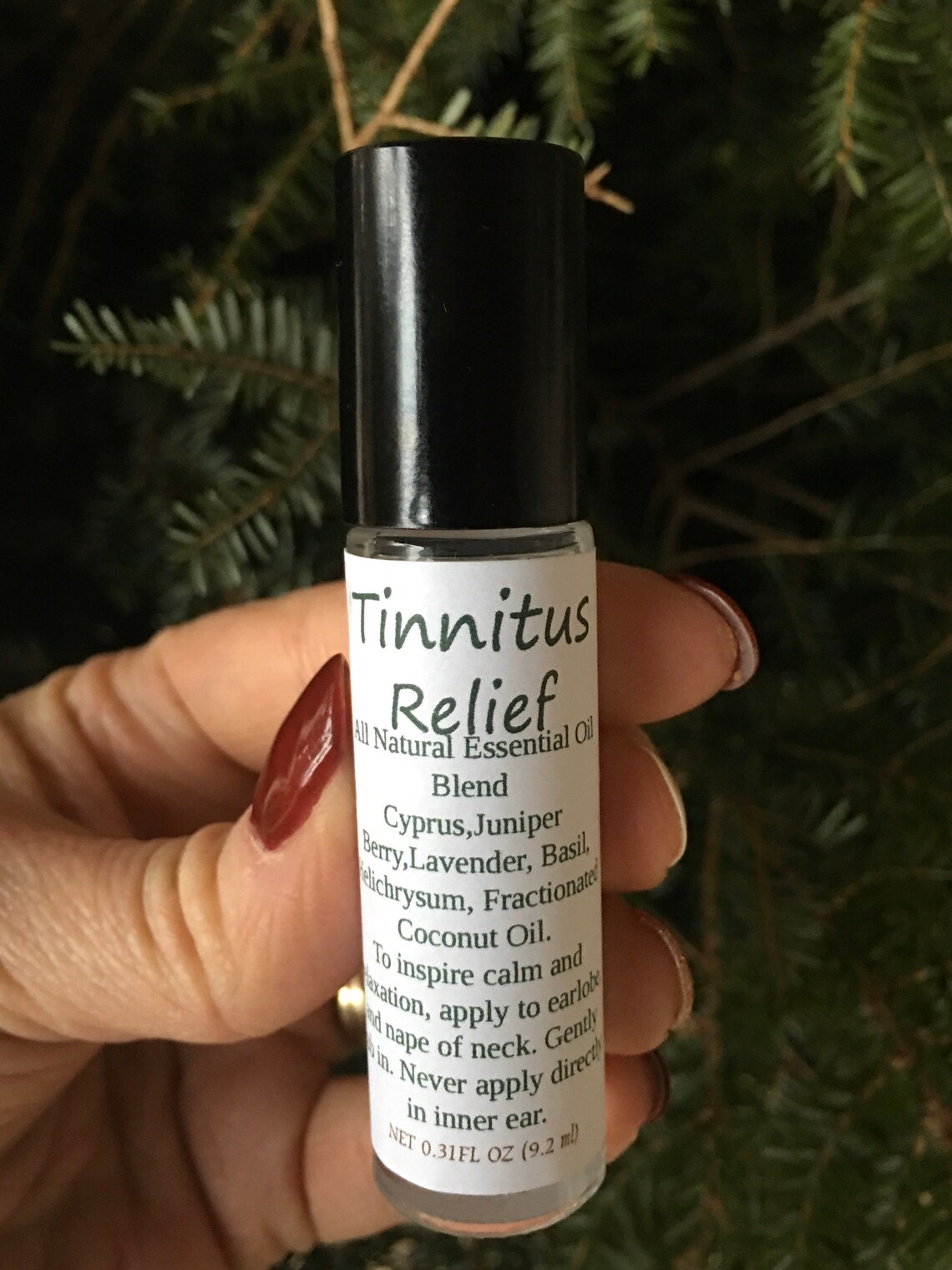Tinnitus Relief Roll On Essential Oils Blend for Tinnitus Etsy