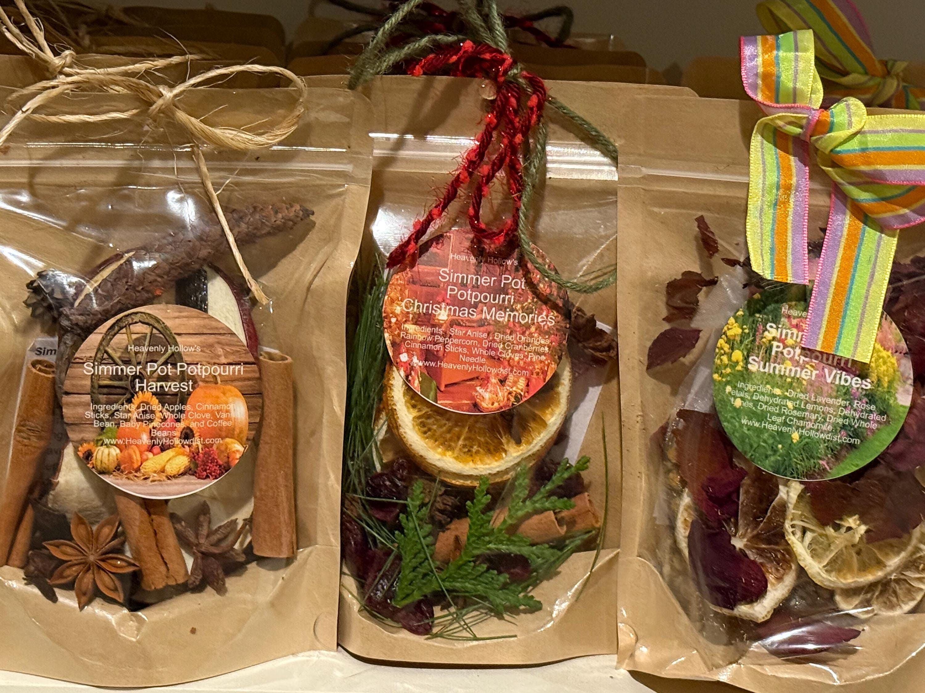 Stovetop Simmer Pot Potpourri | Natural Home Fragrance Blend