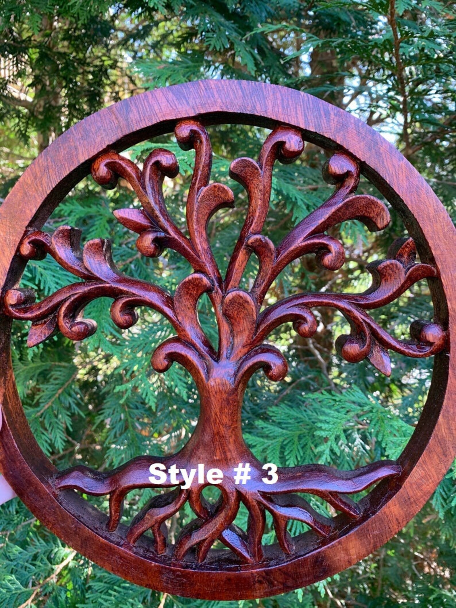 Tree of Life Wood Carving Tree Wood Art Art Decore Wall Art Etsy