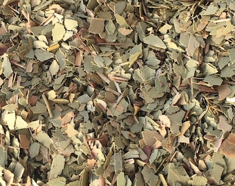 Organic Dried Eucalyptus Leaves | Cut Sifted Aromatic Eucalyptus for Crafting, Home Fragrance & Botanical Use