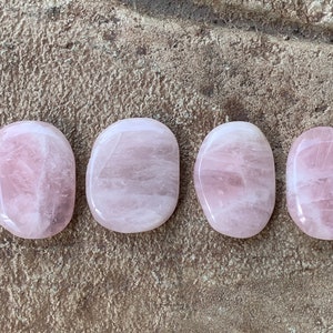 Reiki Set, Usui Reiki Set, Rose Quartz ,Reiki Set,Reiki Symbol Set,Rose Quartz 4 Pc with Pouch image 2