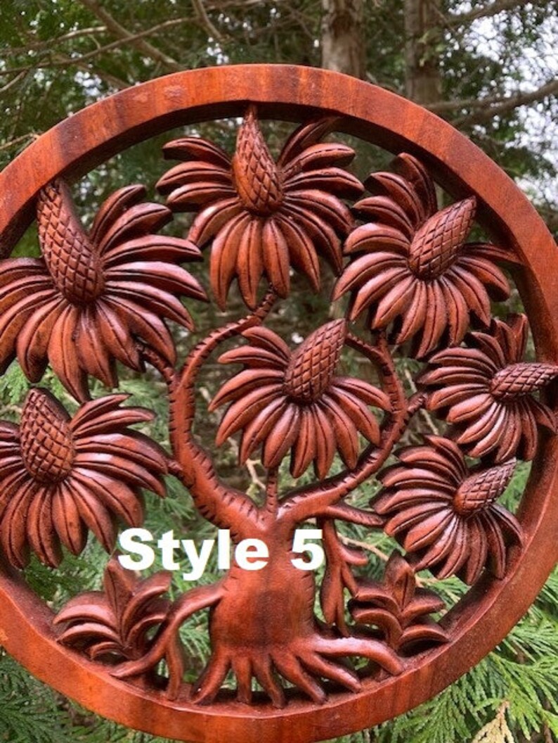 Tree of Life Wood Carving Tree Wood Art Art Decore Wall Art Etsy