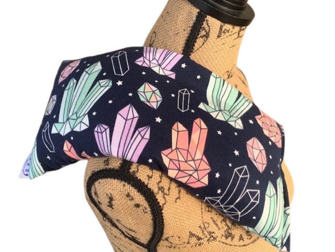 Crystals Hot Cold Pack, Herbal Pack, Heat Wrap, Organic, Flax Seed