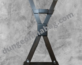 Folds up or down in 5 minutes without tools! St Andrews Cross/Bondage Table/Spanking Bench