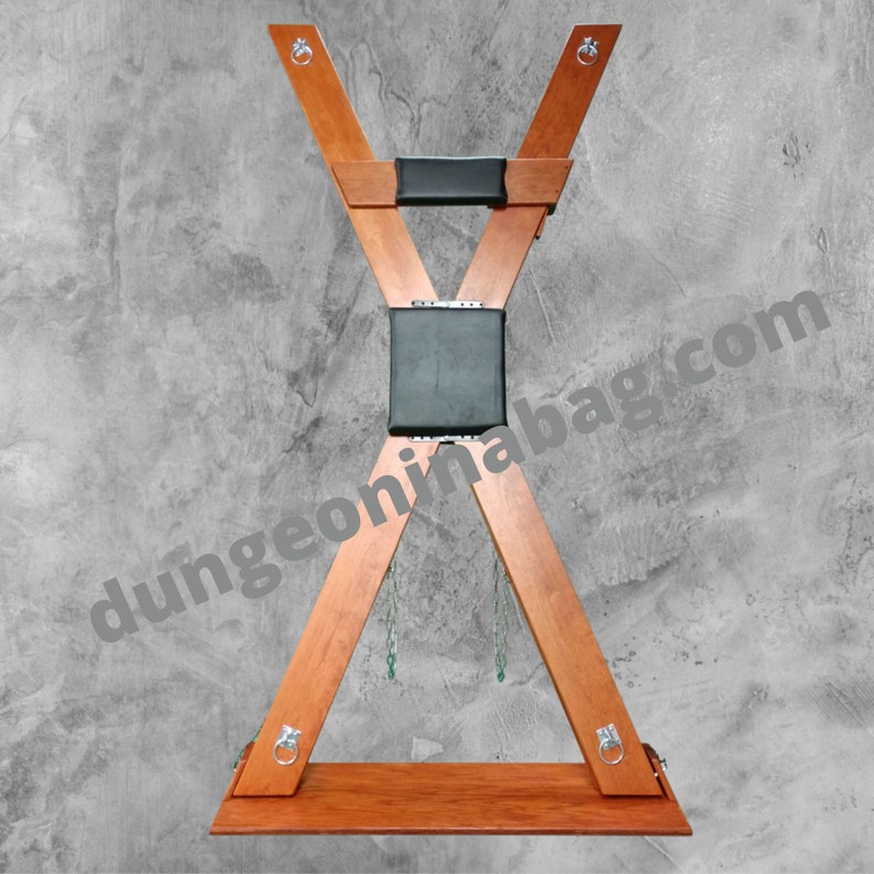 Folds Up Or Down In 5 Minutes Without Tools and stores in a Golf Bag, St Andrews Cross, Bondage Table, Spanking bench, 