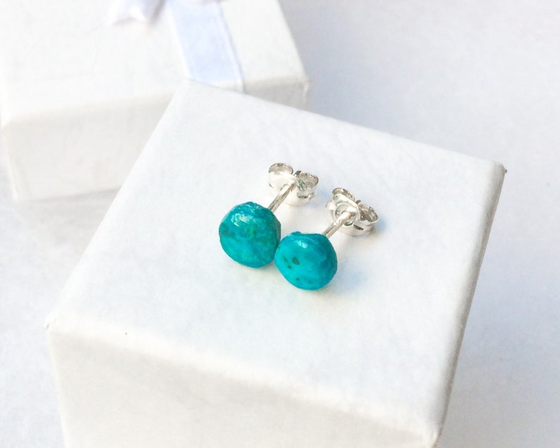 Eilat Stones Stud Earrings Round Eilat Stone Earrings Stud - Etsy