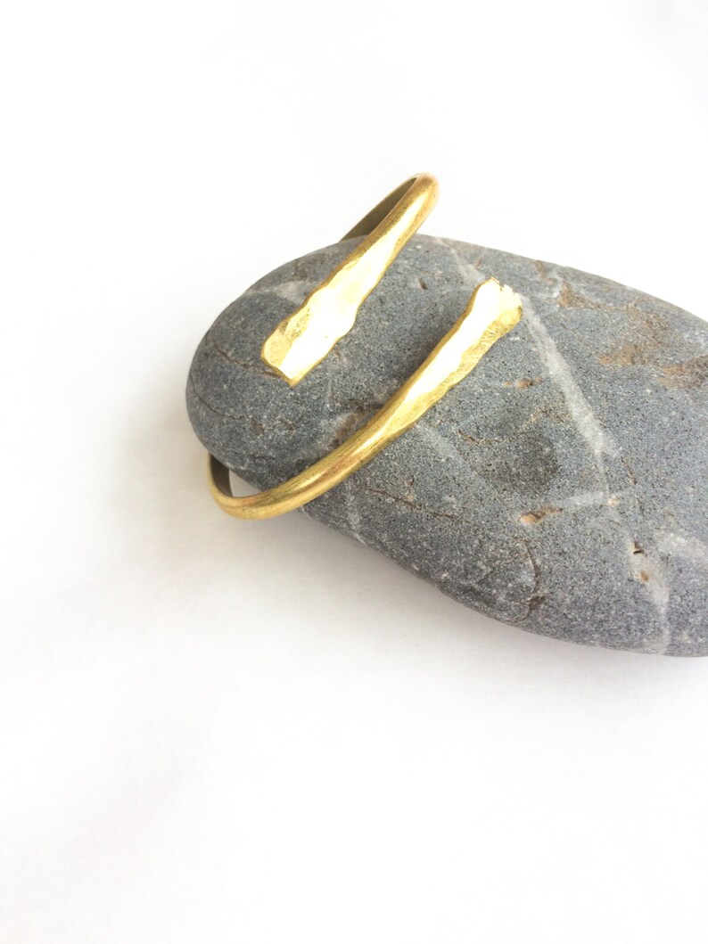 Lower Arm Cuff Gold Wrist Cuff Lower Arm Bracelet Gypsy Etsy