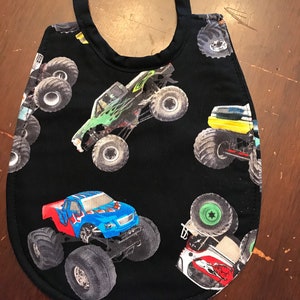 Monster Truck Baby Bib