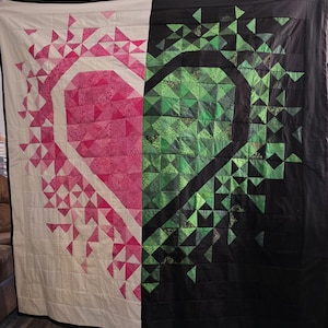 Exploding Heart Quilt