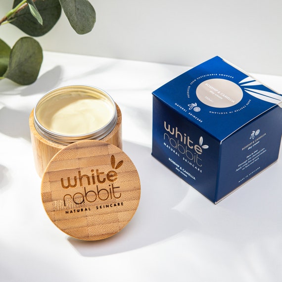 Rosehip and Camellia Day Cream | Vegan Moisturiser | Sensitive Skin Cream | Hydrating | Plastic Free | Eco Friendly | All natural