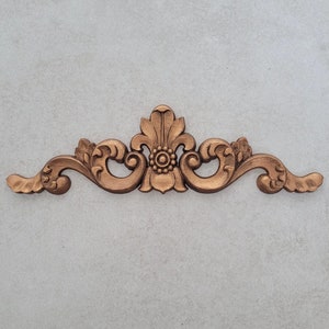 Shabby Chic Mould, Vintage Furniture Applique, Rustic Home Decor, Rustic Appliques, Cabinet Molds, Furniture Embellishments, Wooden Applique