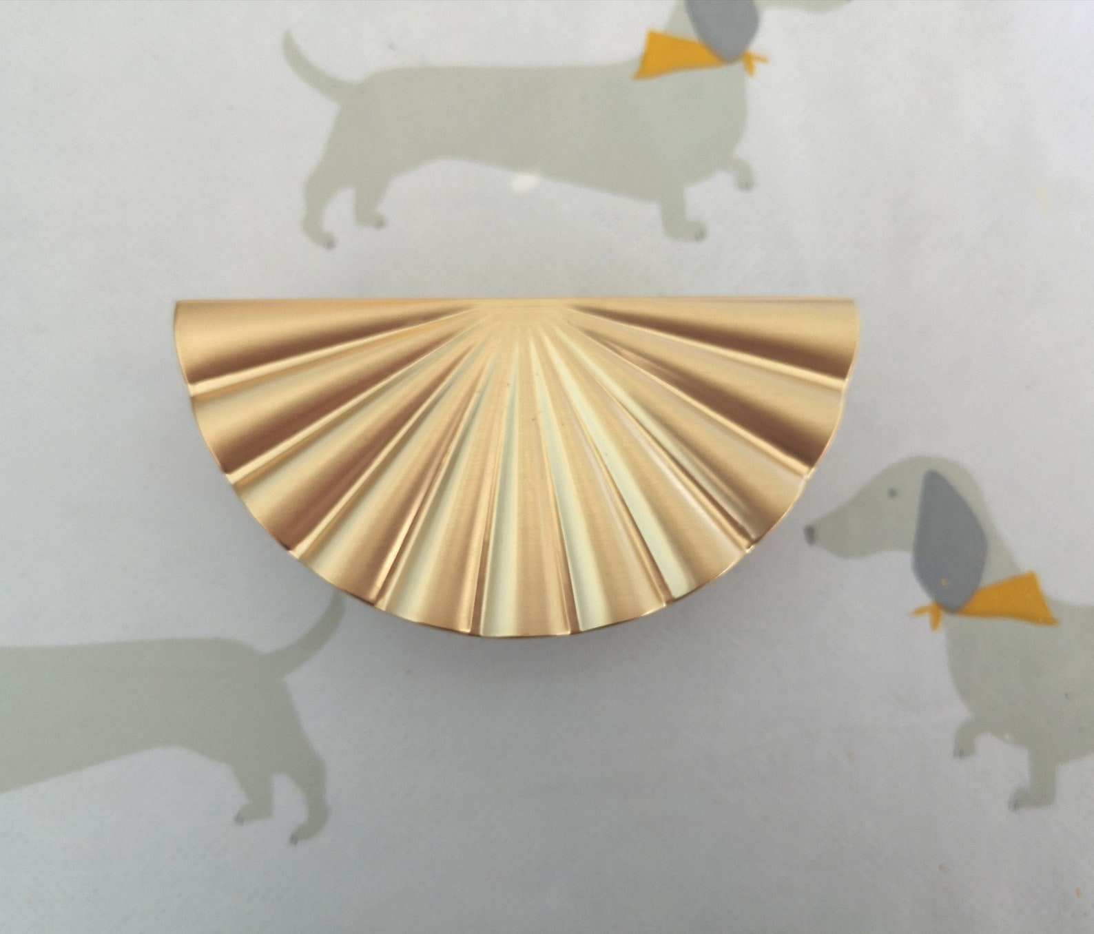 gold half circle drawer pulls