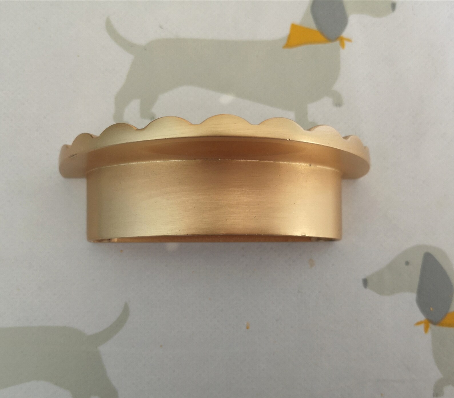 gold half circle drawer pulls