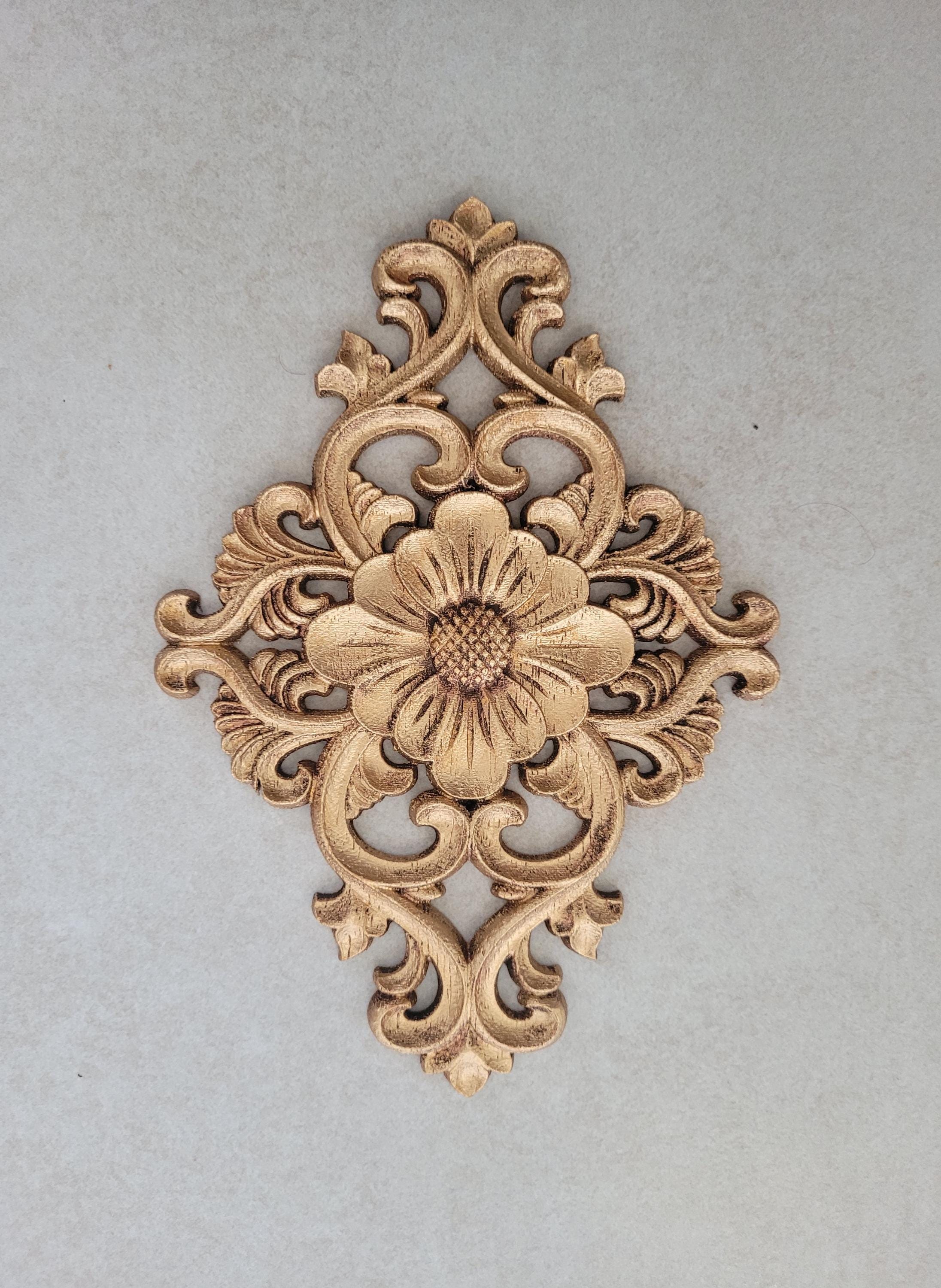 Flower - Laser Cut Out Unfinished Wood Craft Shape FLR17 Flower - Laser Cut Out Unfinished Wood Craft Shape FLR17