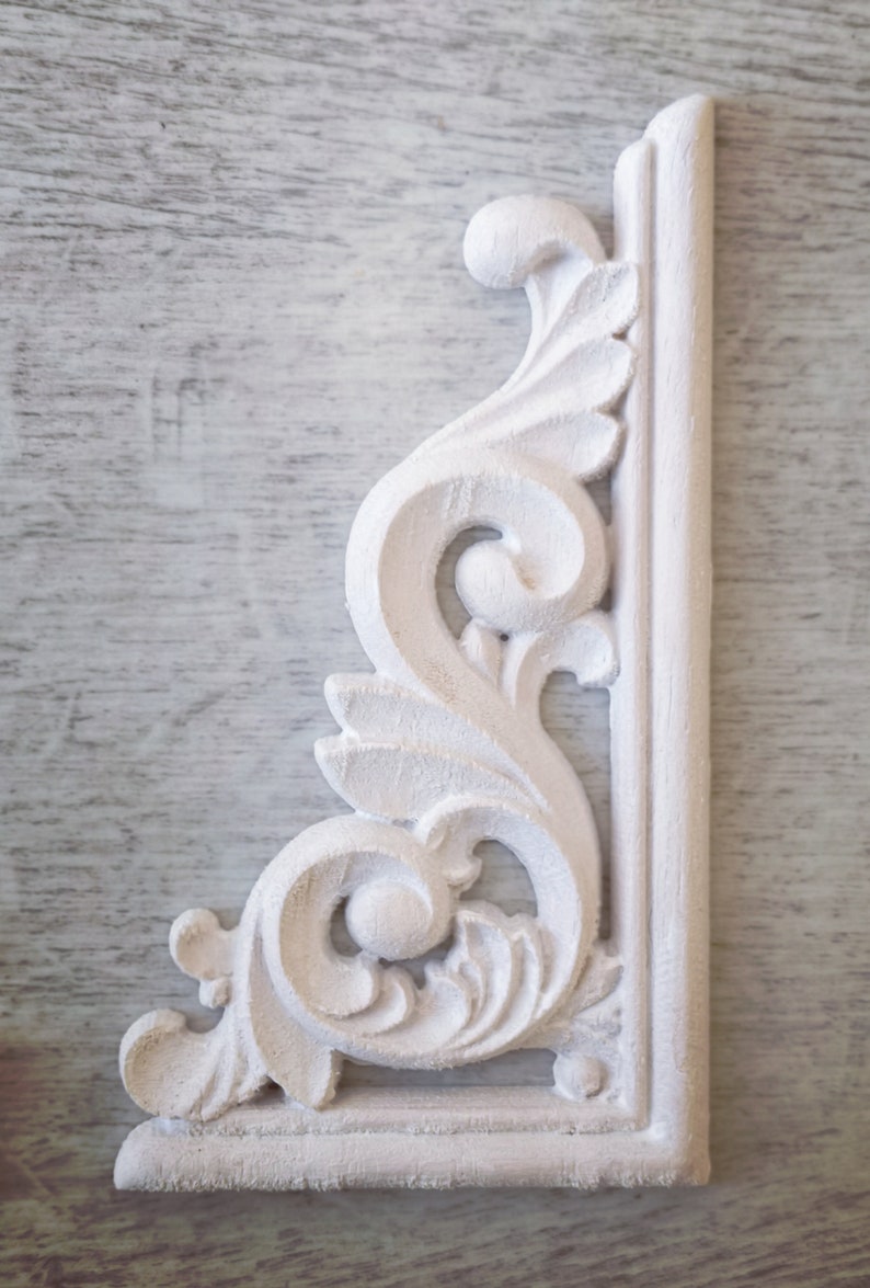 Shabby Chic Moulds Vintage Furniture Applique Wood Appliques Etsy